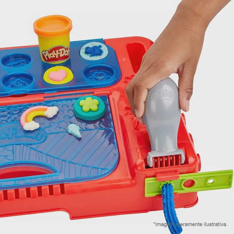 Encontraproduto.com.br - Play-Doh Massinha de Modelar Learning Workstation - F3627 - Hasbro
