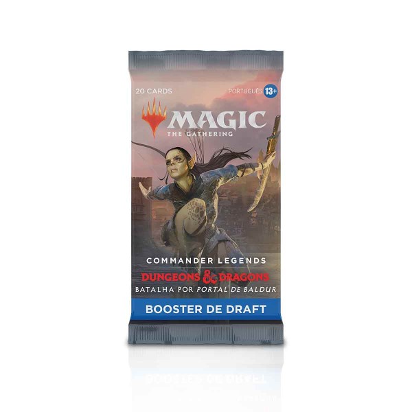Encontraproduto.com.br - Draft Booster Avulso Magic Commander Legends D&D - Batalha Pelo Portão de Baldur