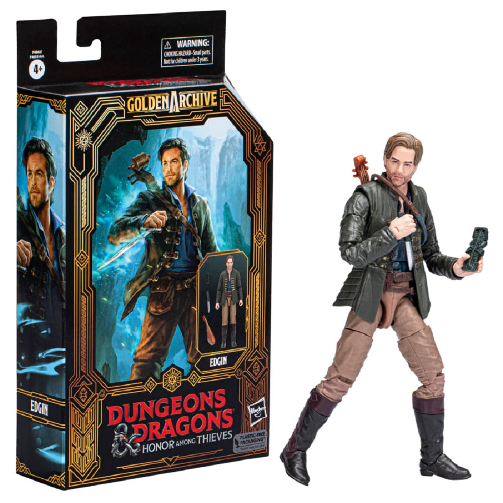 Encontraproduto.com.br - Action Figure Caverna Do Dragão Edgin F4865 Dungeons e Dragons F4865