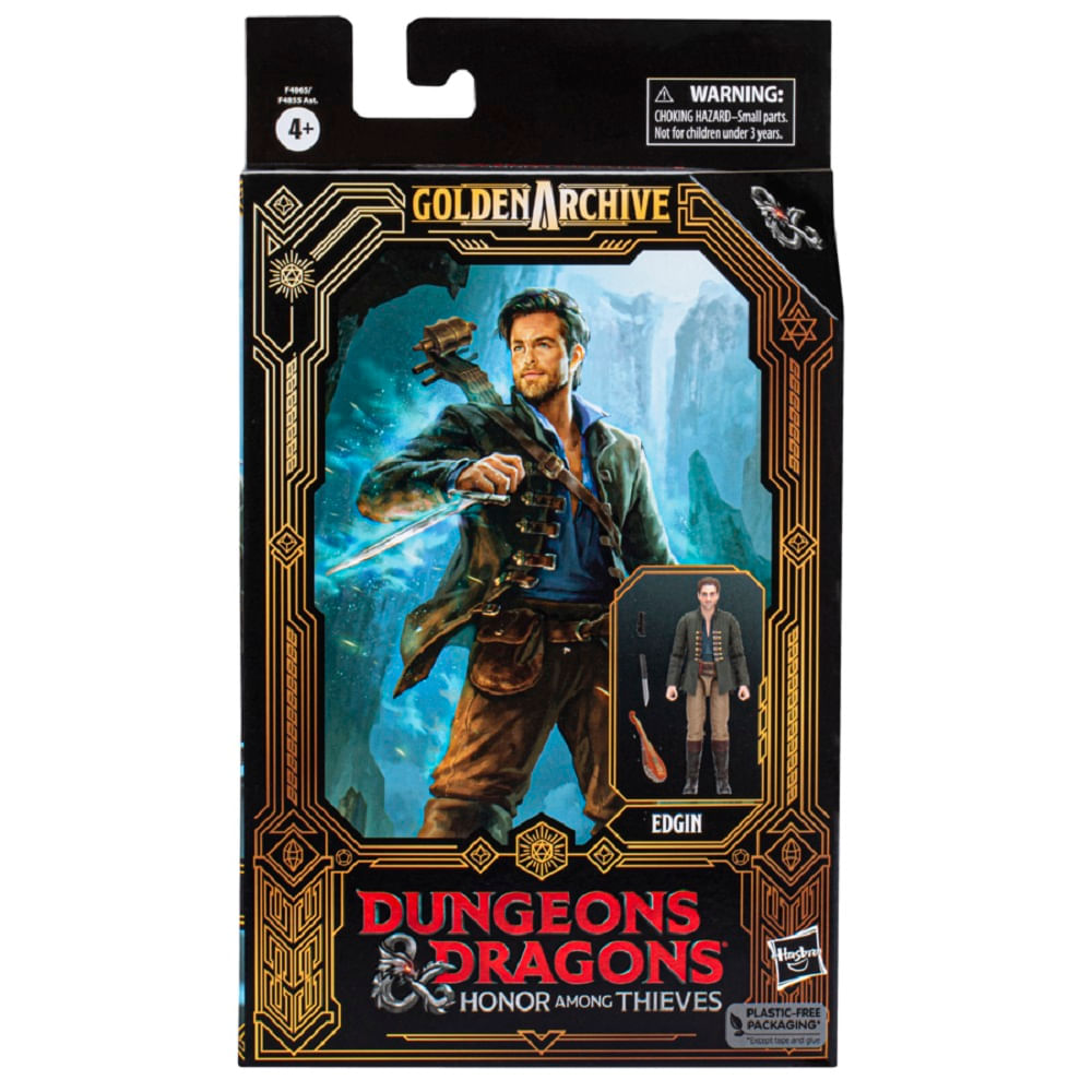 Encontraproduto.com.br - Action Figure Caverna Do Dragão Edgin F4865 Dungeons e Dragons F4865