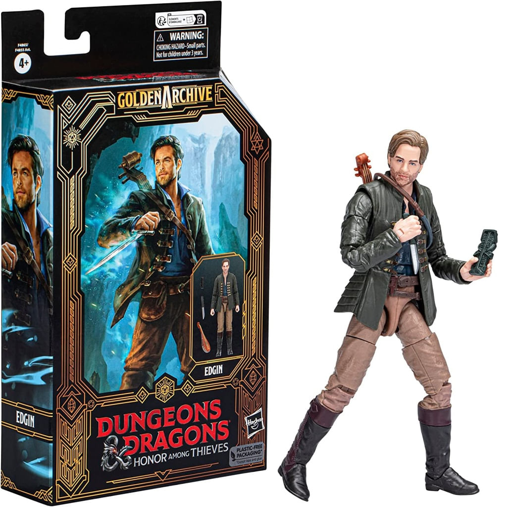 Encontraproduto.com.br - Action Figure Caverna Do Dragão Edgin F4865 Dungeons e Dragons F4865