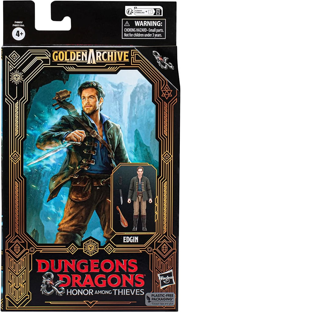 Encontraproduto.com.br - Action Figure Caverna Do Dragão Edgin F4865 Dungeons e Dragons F4865