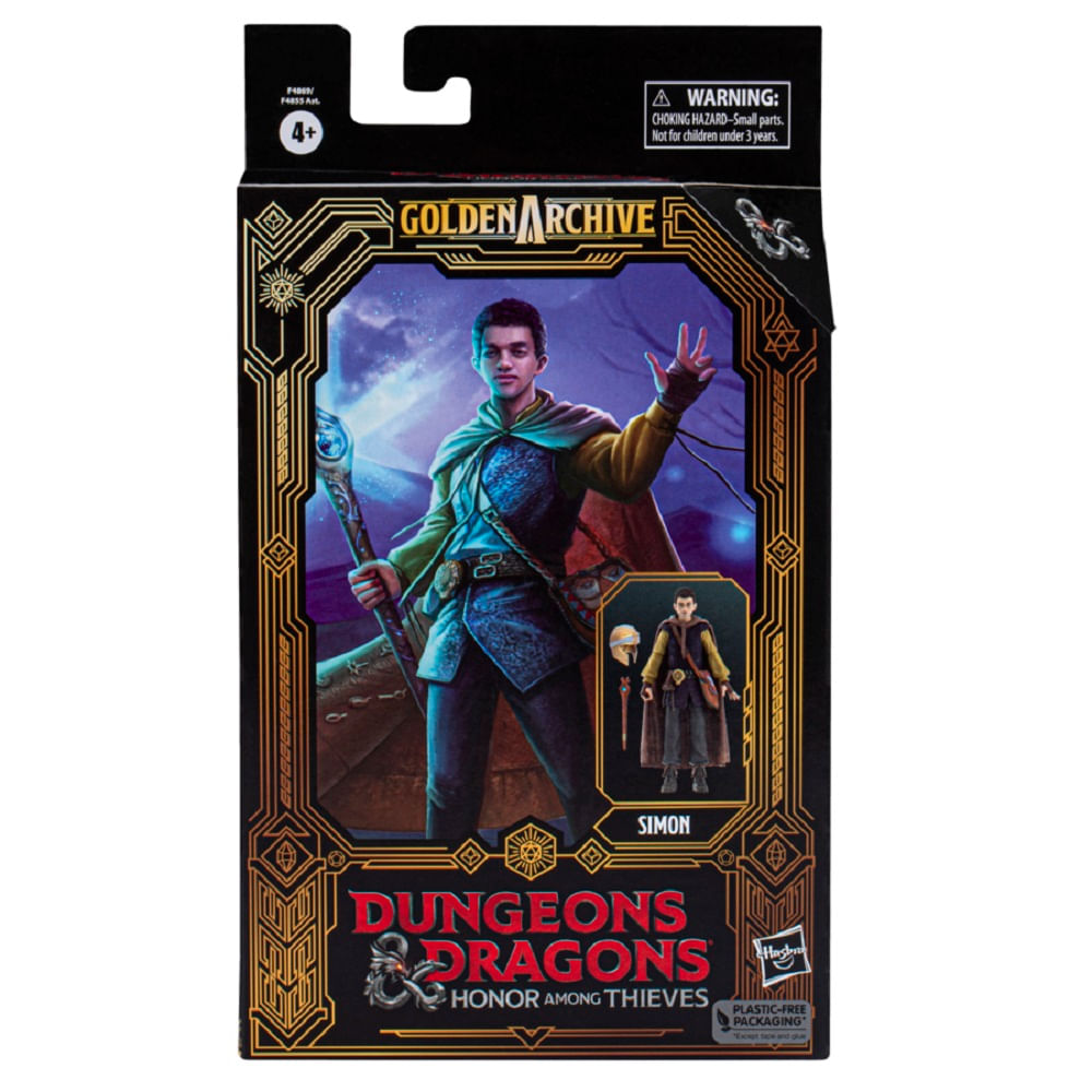 Encontraproduto.com.br - Boneco - Caverna do Dragão - Cartoon Golden Archive - Simon - Hasbro