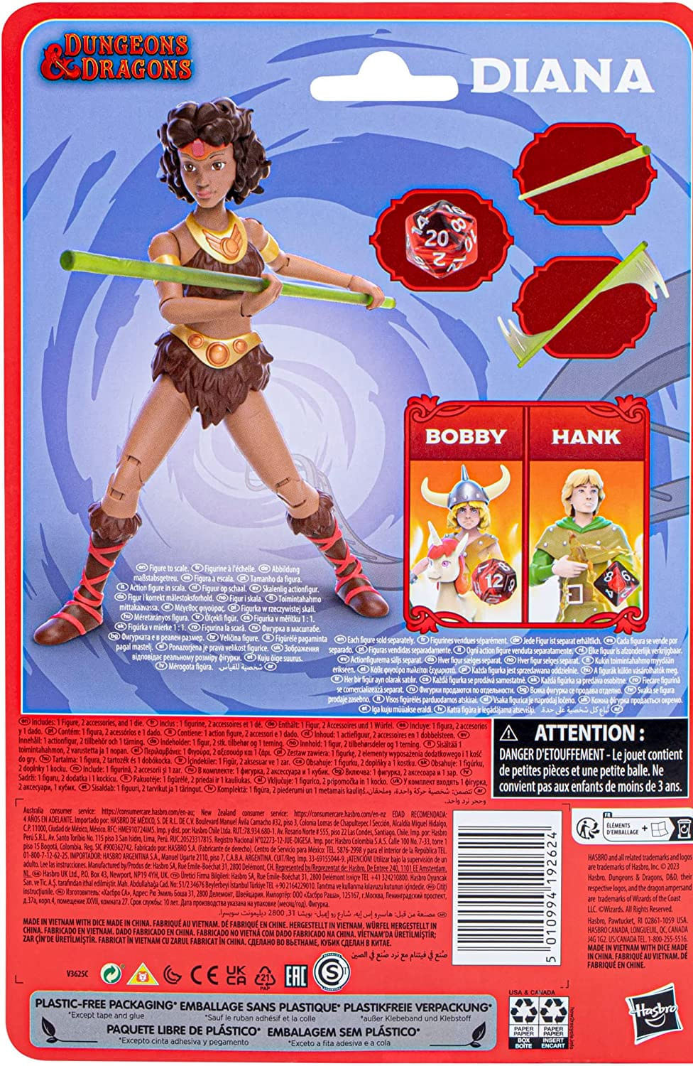 Encontraproduto.com.br - Action Figure Caverna Do Dragão Diana F4883 Dungeons e Dragons F4883