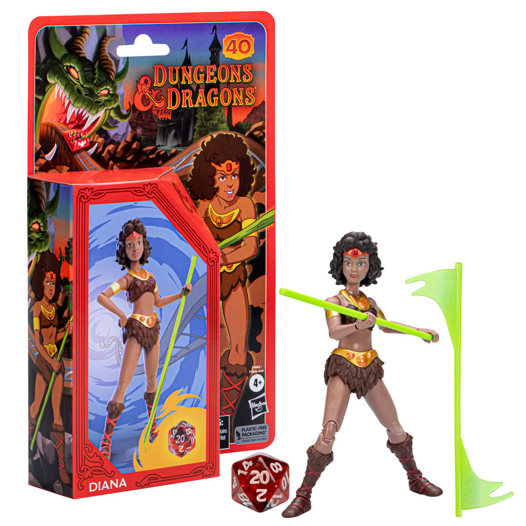 Encontraproduto.com.br - Action Figure Caverna Do Dragão Diana F4883 Dungeons e Dragons F4883
