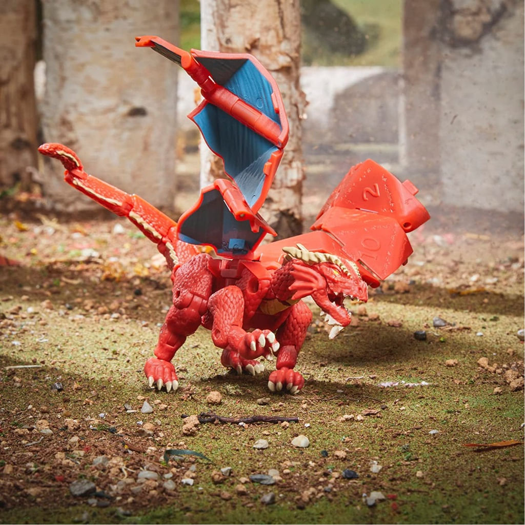 Encontraproduto.com.br - Figura Dado - Caverna do Dragão Filme - Dragão Vermelho Themberchaud - Hasbro