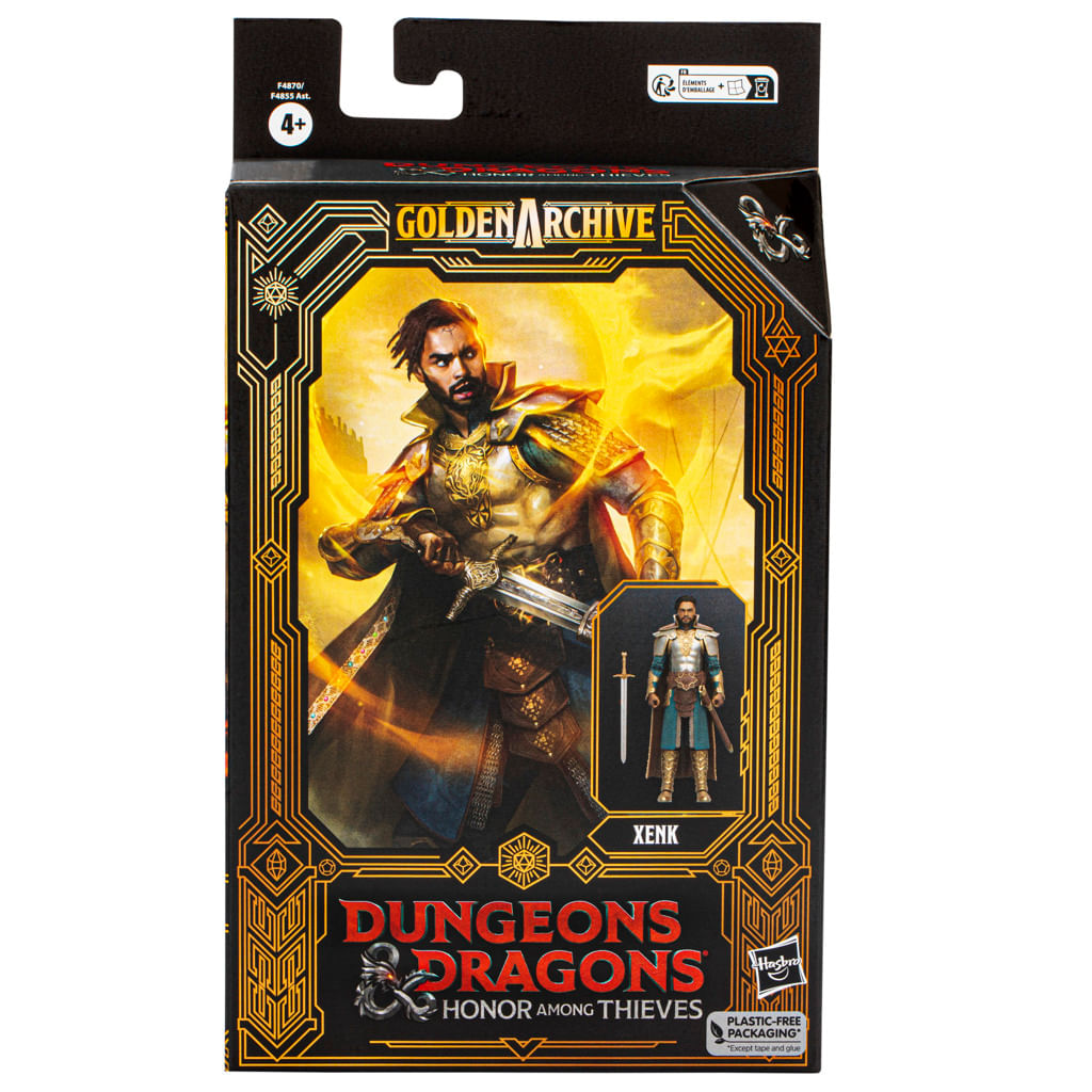 Encontraproduto.com.br - Boneco Articulado - Dungeons E Dragons Honra Entre Ladrões - Arquivo Dourado - Xenk - Hasbro