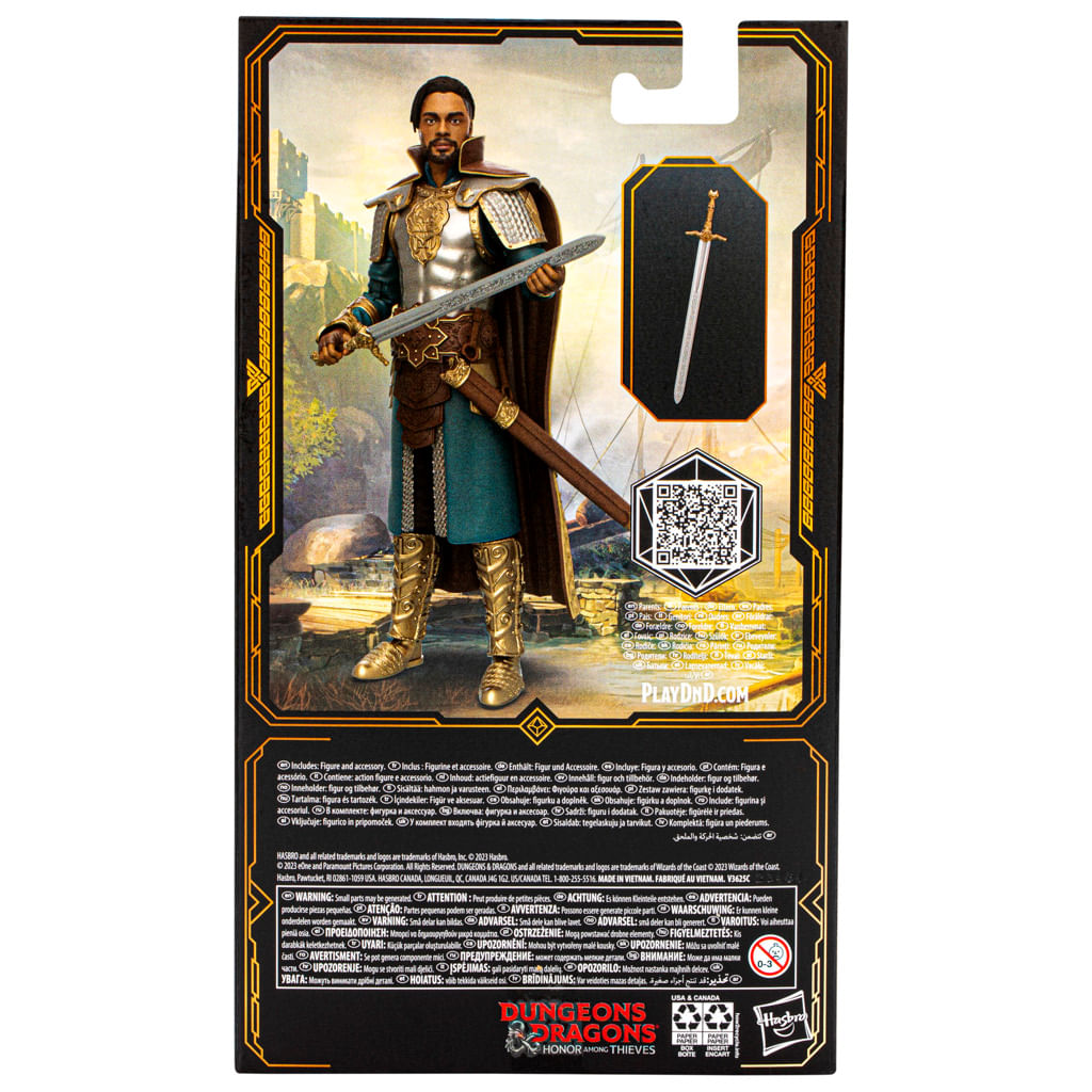 Encontraproduto.com.br - Boneco Articulado - Dungeons E Dragons Honra Entre Ladrões - Arquivo Dourado - Xenk - Hasbro