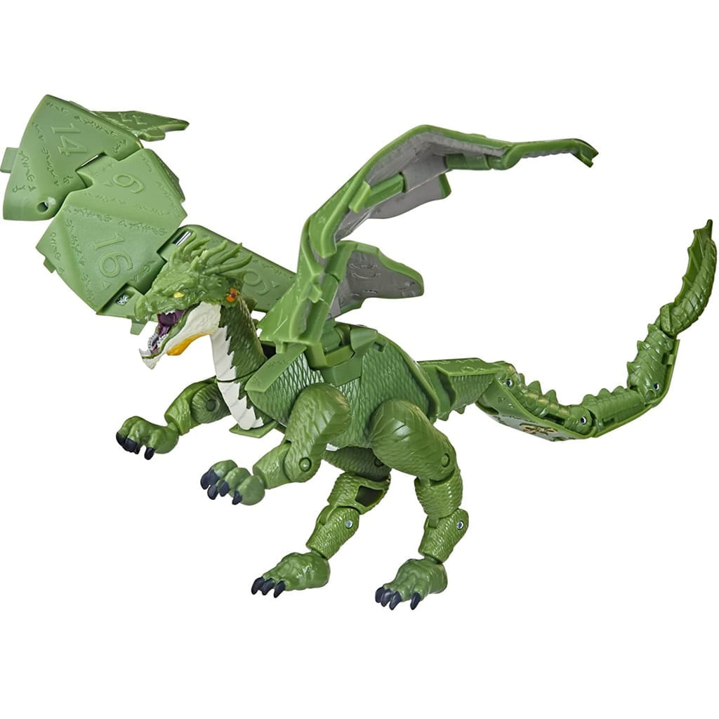 Encontraproduto.com.br - Figura de Ação - Dado D20 - Dungeons E Dragons Honra Entre Dragões - Dragão Verde - Hasbro
