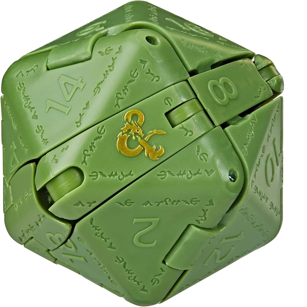 Encontraproduto.com.br - Figura de Ação - Dado D20 - Dungeons E Dragons Honra Entre Dragões - Dragão Verde - Hasbro