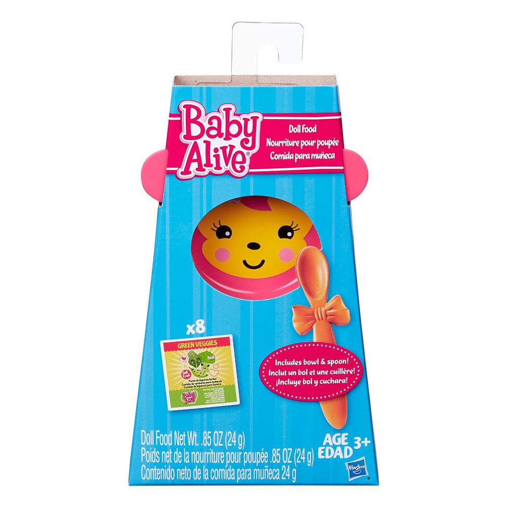 Encontraproduto.com.br - Acessórios Baby Alive - Refil de Comidinha com 8 - Hasbro
