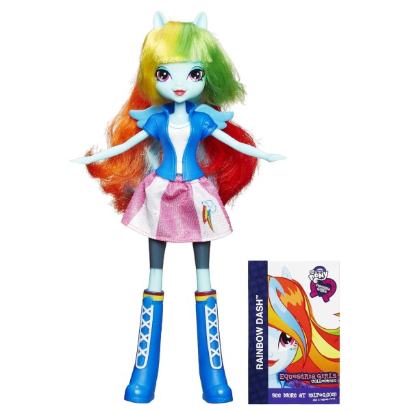 Encontraproduto.com.br - Boneca My Little Pony - Equestria Girls Look Básico - Rainbow Dash A9258