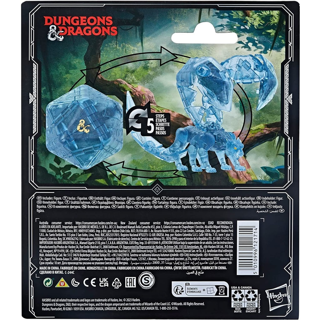 Encontraproduto.com.br - Dado Grande D20 Dicelings Fera Deslocadora Dungeons & Dragons F8022 Azul Hasbro