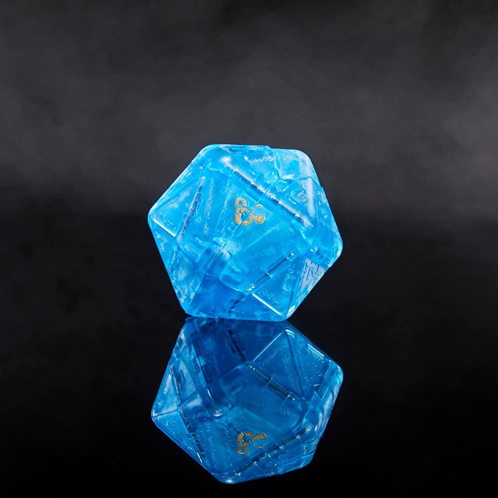 Encontraproduto.com.br - Dado Grande D20 Dicelings Fera Deslocadora Dungeons & Dragons F8022 Azul Hasbro