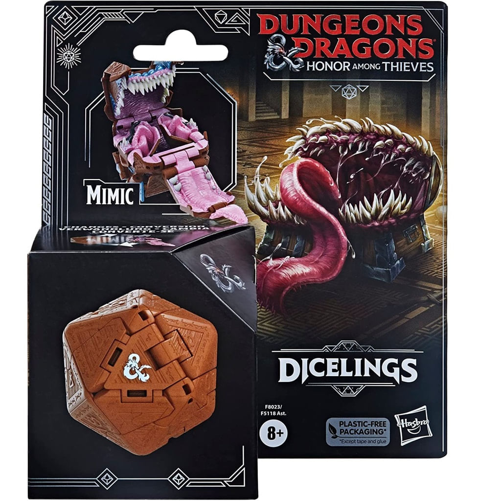 Encontraproduto.com.br - Figura de Ação - Dado D20 - Dungeons E Dragons Honra Entre Dragões - Mimic - Hasbro