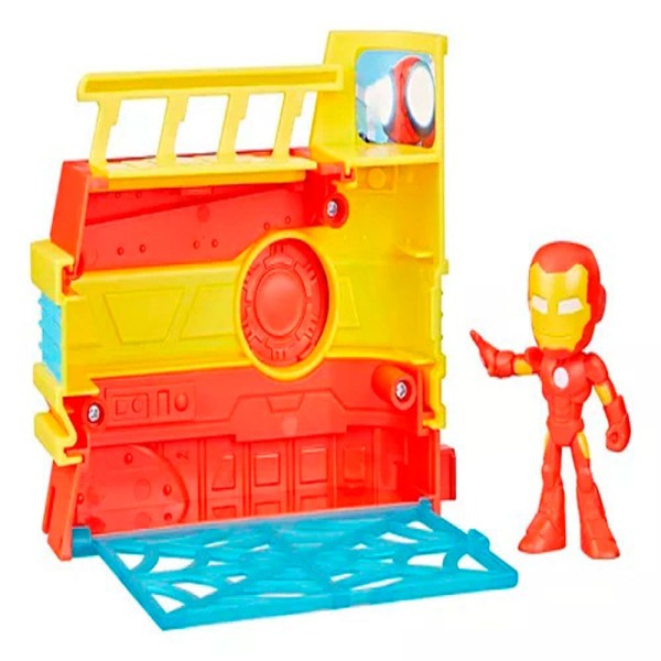 Encontraproduto.com.br - Playset Marvel Hasbro Torre Do Stark F9344 (MP)