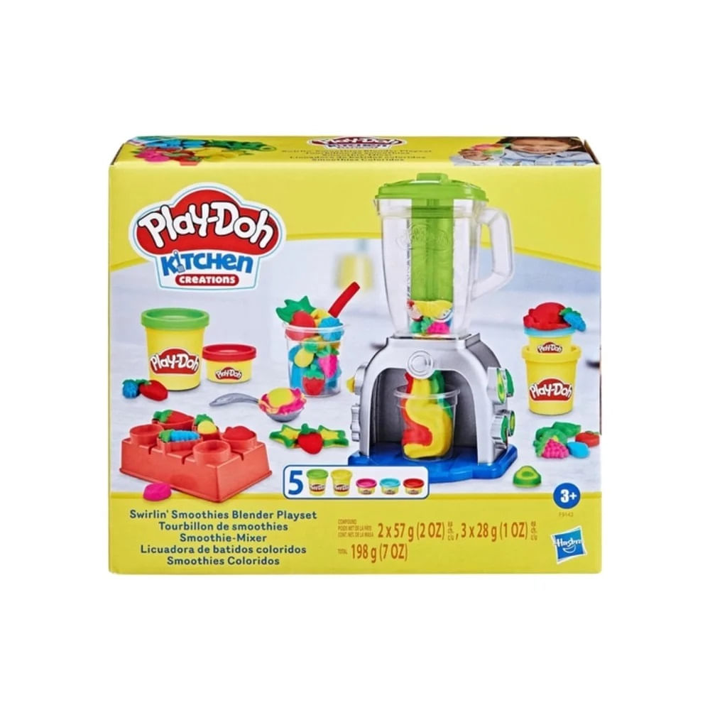 Encontraproduto.com.br - Conjunto Play-Doh Swirlin Blend Hasbro