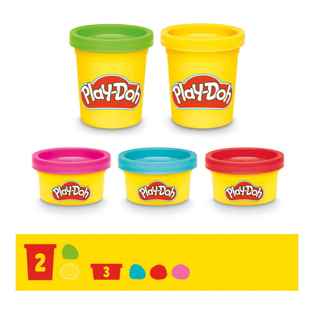 Encontraproduto.com.br - Conjunto Play-Doh Swirlin Blend Hasbro