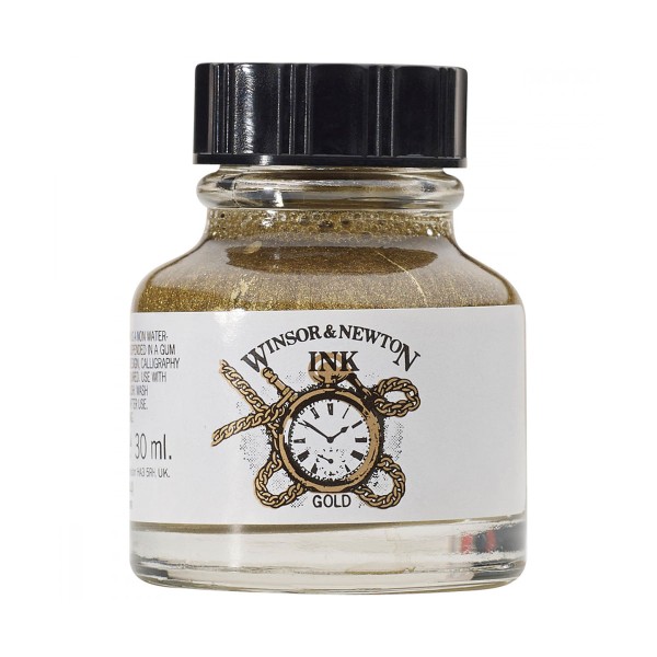 Encontraproduto.com.br - Tinta para Desenho Winsor & Newton 14 Ml Gold Metallic Bronze 1010-283