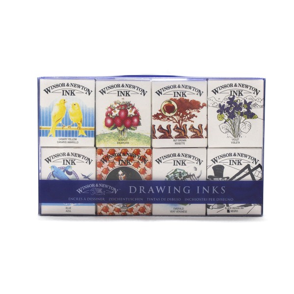 Encontraproduto.com.br - Tinta para Desenho Winsor & Newton 14 Ml Henry Collection com 8 Unidades - 1090093