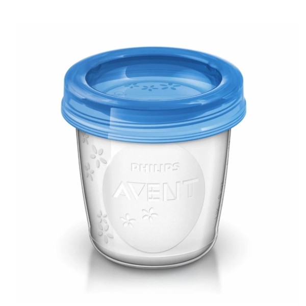 Encontraproduto.com.br - Kit Copos De Armazenamento Para Leite Philips Avent 10 Unidades