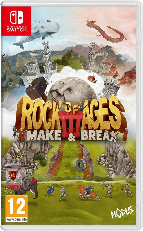 Encontraproduto.com.br - jogo Rock of Ages 3: Make and Break Nintendo Switch