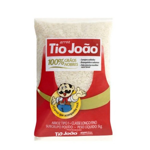 Encontraproduto.com.br - Arroz Tio João Agulhinha 1Kg