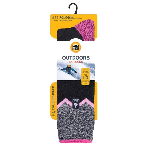 Encontraproduto.com.br - Meia Térmica Feminina Heat Holders Ultra Lite Outdoors Ski 1.0 Cano Longo