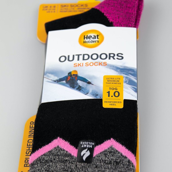 Encontraproduto.com.br - Meia Térmica Feminina Heat Holders Ultra Lite Outdoors Ski 1.0 Cano Longo