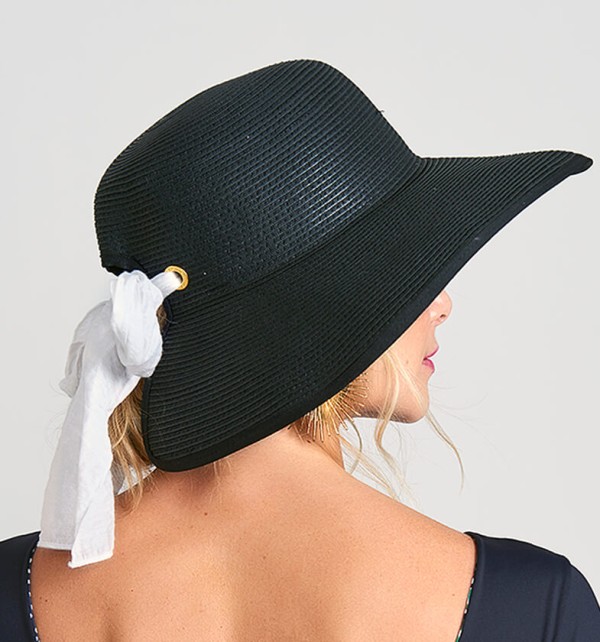 Encontraproduto.com.br - Chapéu Santorini com Proteção Solar UV.LINE Preto