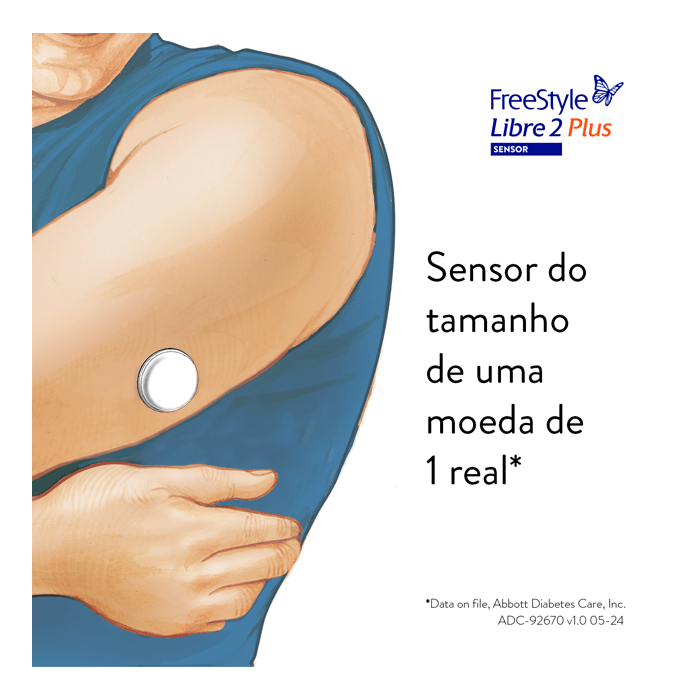 Encontraproduto.com.br - Sensor Freestyle Libre 2 Plus Abbott 1 Unidade