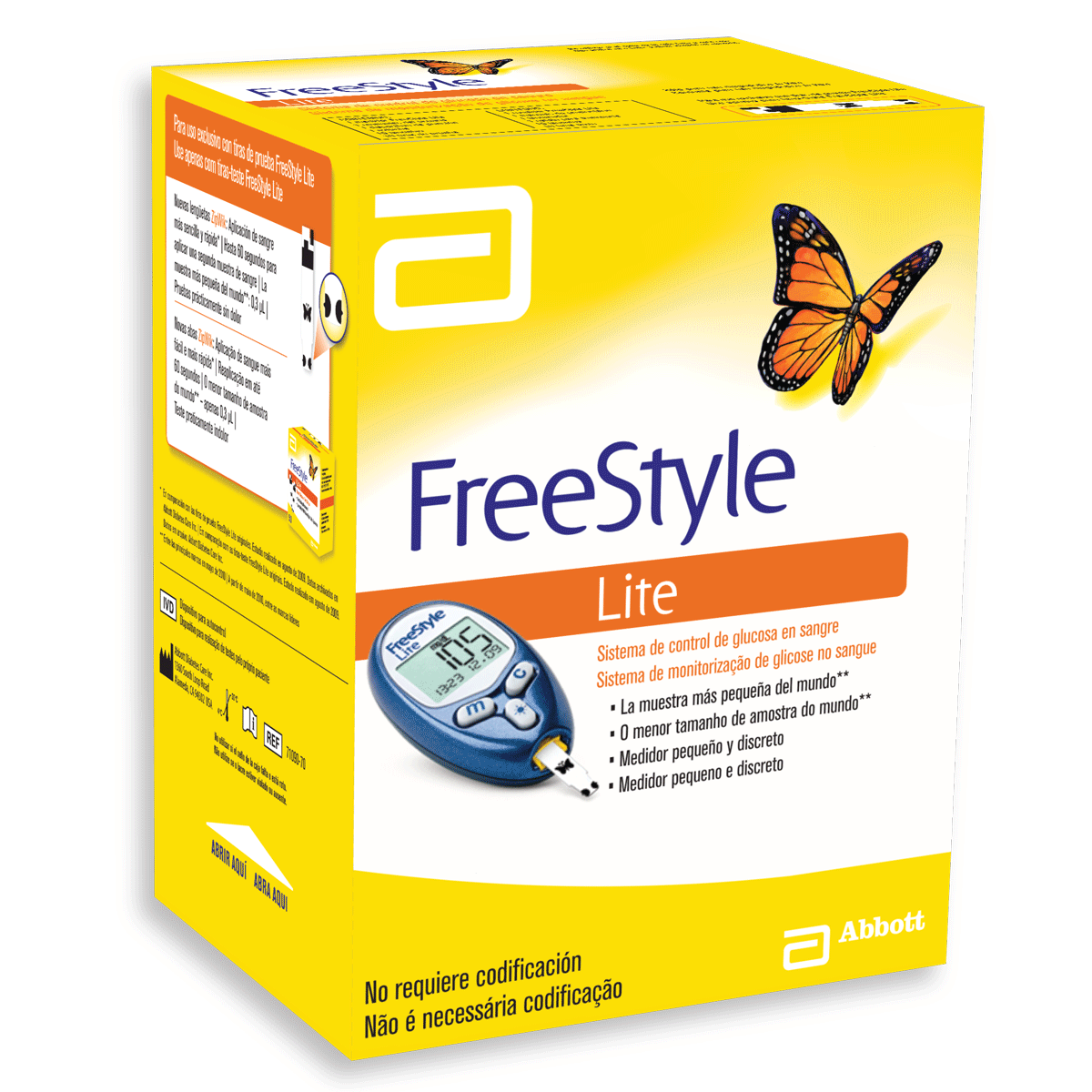 Glicosímetro Freestyle Lite Com 10 Tiras
