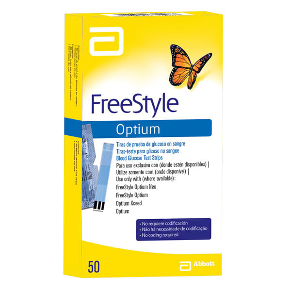 Freestyle Optium Abbott - 50 Tiras