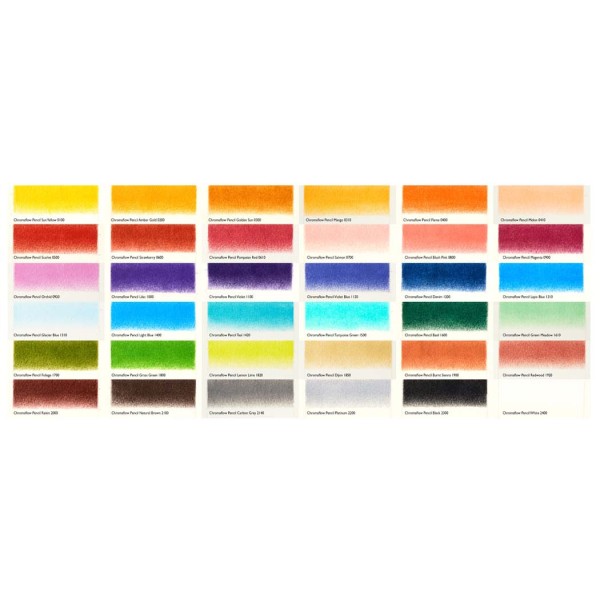Encontraproduto.com.br - Lápis de Cor Chromaflow Estojo com 36 Cores Derwent