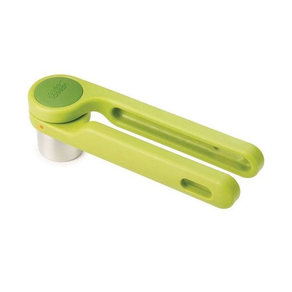 Encontraproduto.com.br - Espremedor de Alho Helix Verde Prata Joseph & Joseph