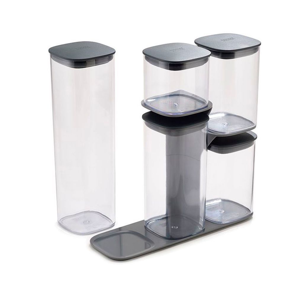Encontraproduto.com.br - Conjunto 5 Potes em Silicone Podium Joseph & Joseph