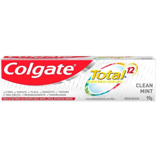 Encontraproduto.com.br - Creme Dental Colgate Total 12 Clean Mint 90g
