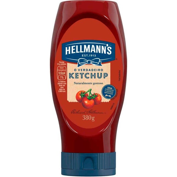Encontraproduto.com.br - Ketchup Hellmanns Tradicional Sachê 380g