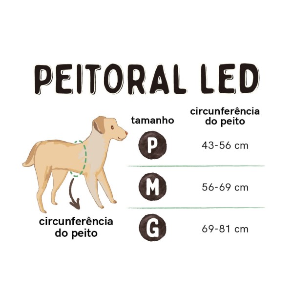 Encontraproduto.com.br - Peitoral LED 3 Funções Azul Tam. P Mimo - PP331X [Reembalado]
