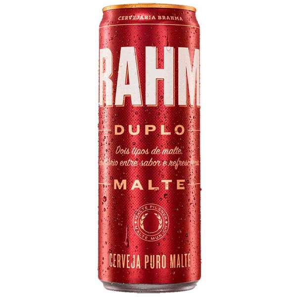 Encontraproduto.com.br - Cerveja Brahma Sleek Duplo Malte Lata 350ml 01 Unidade
