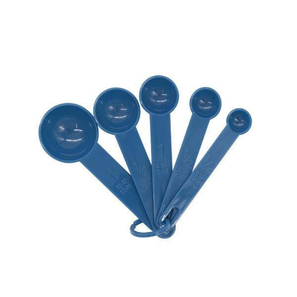 Encontraproduto.com.br - Jogo colheres medidoras Fackelmann Elemental 5 peças azul
