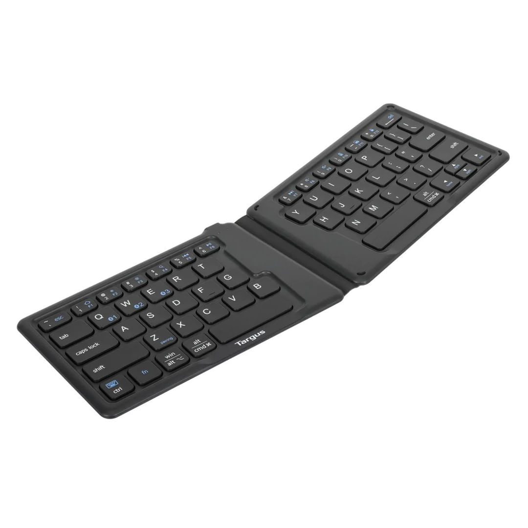 Encontraproduto.com.br - Teclado sem Fio Bluetooth Dobrável Ergonômico Preto - Targus