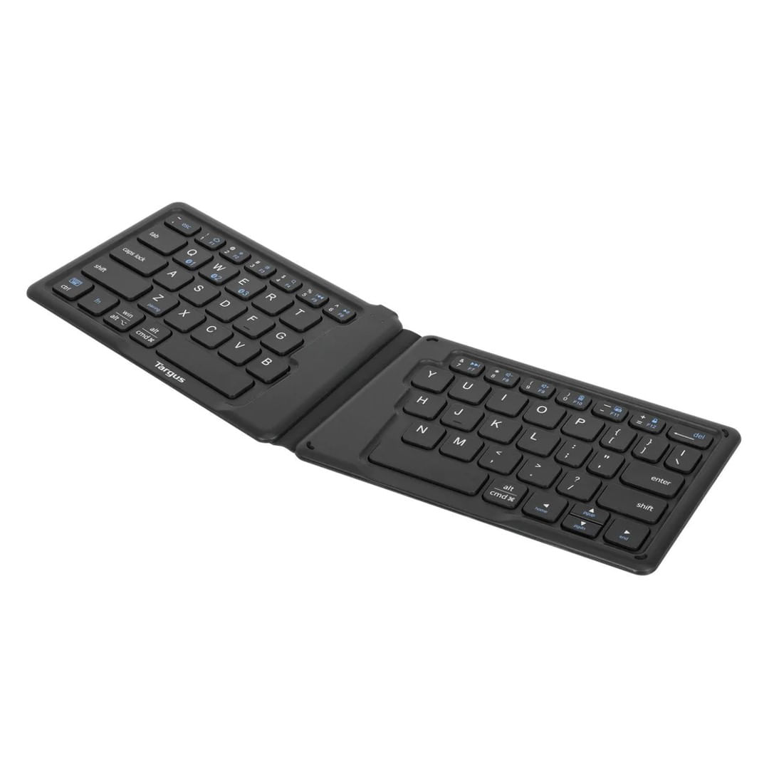 Encontraproduto.com.br - Teclado sem Fio Bluetooth Dobrável Ergonômico Preto - Targus
