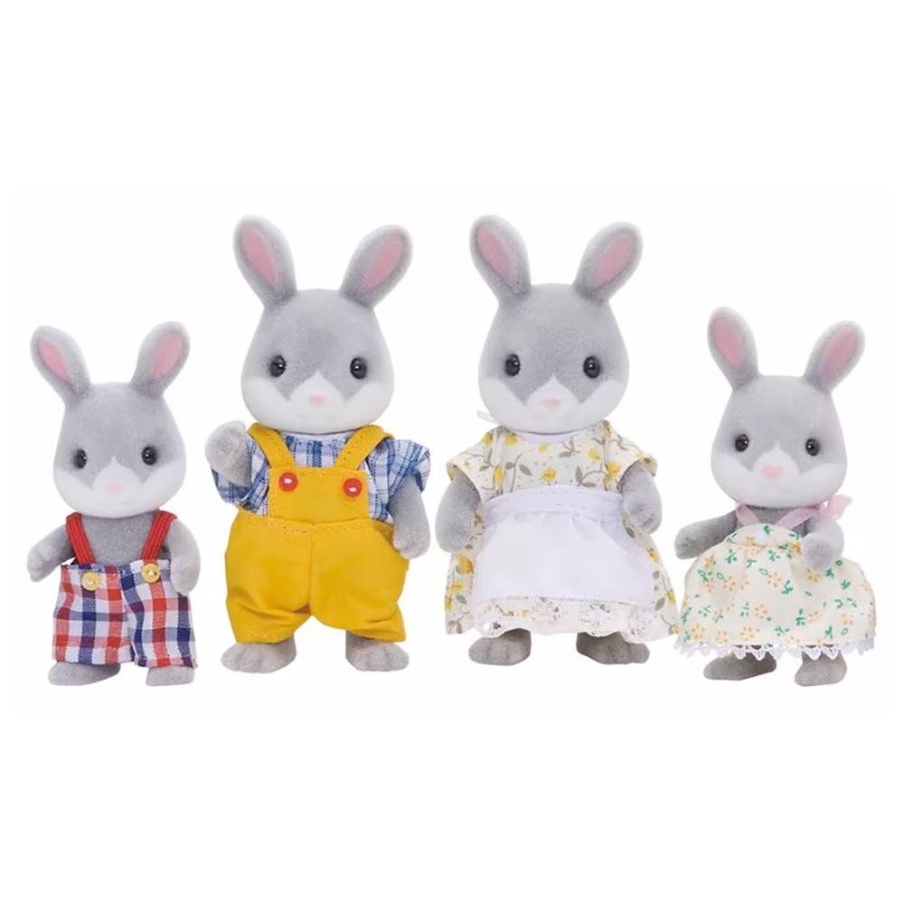 Encontraproduto.com.br - Sylvanian Families - Familia dos Coelhos Cauda de Algodão - Epoch Magia