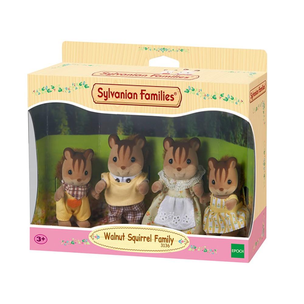 Encontraproduto.com.br - Sylvanian Families - Familia dos Esquilos Noz - Epoch Magia