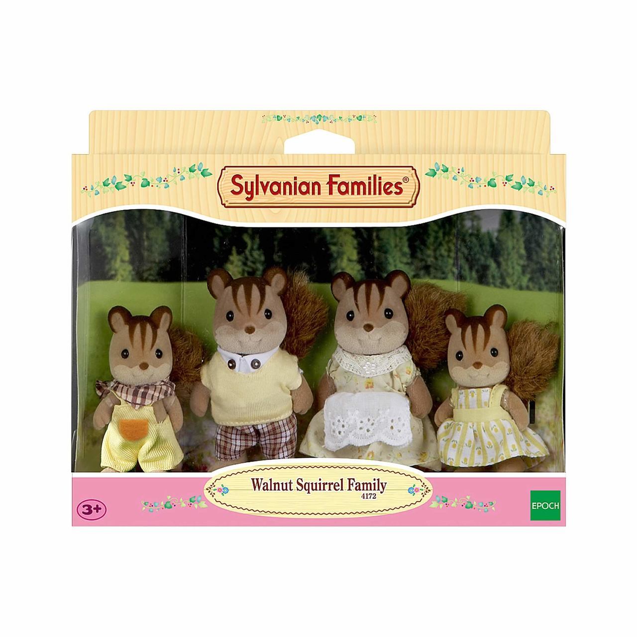 Encontraproduto.com.br - Sylvanian Families - Familia dos Esquilos Noz - Epoch Magia