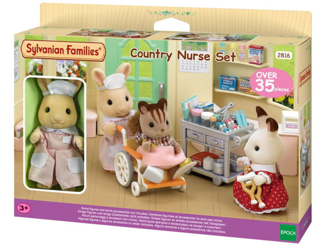 Encontraproduto.com.br - Sylvanian Families - Enfermeira do Campo - Epoch Magia