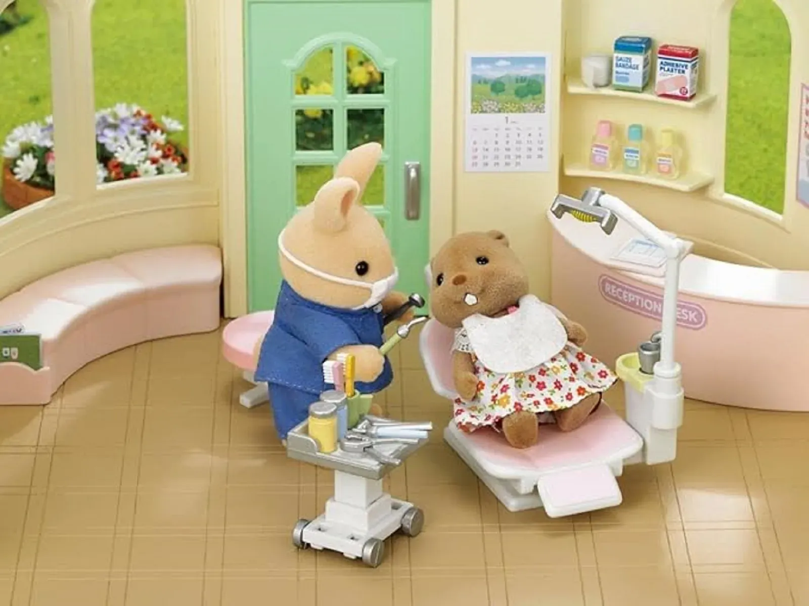 Encontraproduto.com.br - Sylvanian Families - Dentista do Campo - Epoch Magia