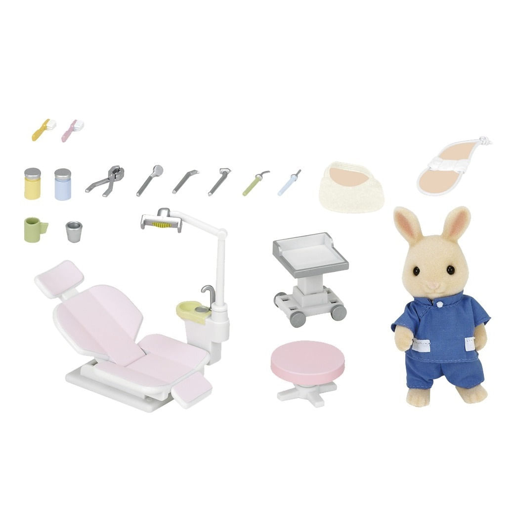 Encontraproduto.com.br - Sylvanian Families - Dentista do Campo - Epoch Magia
