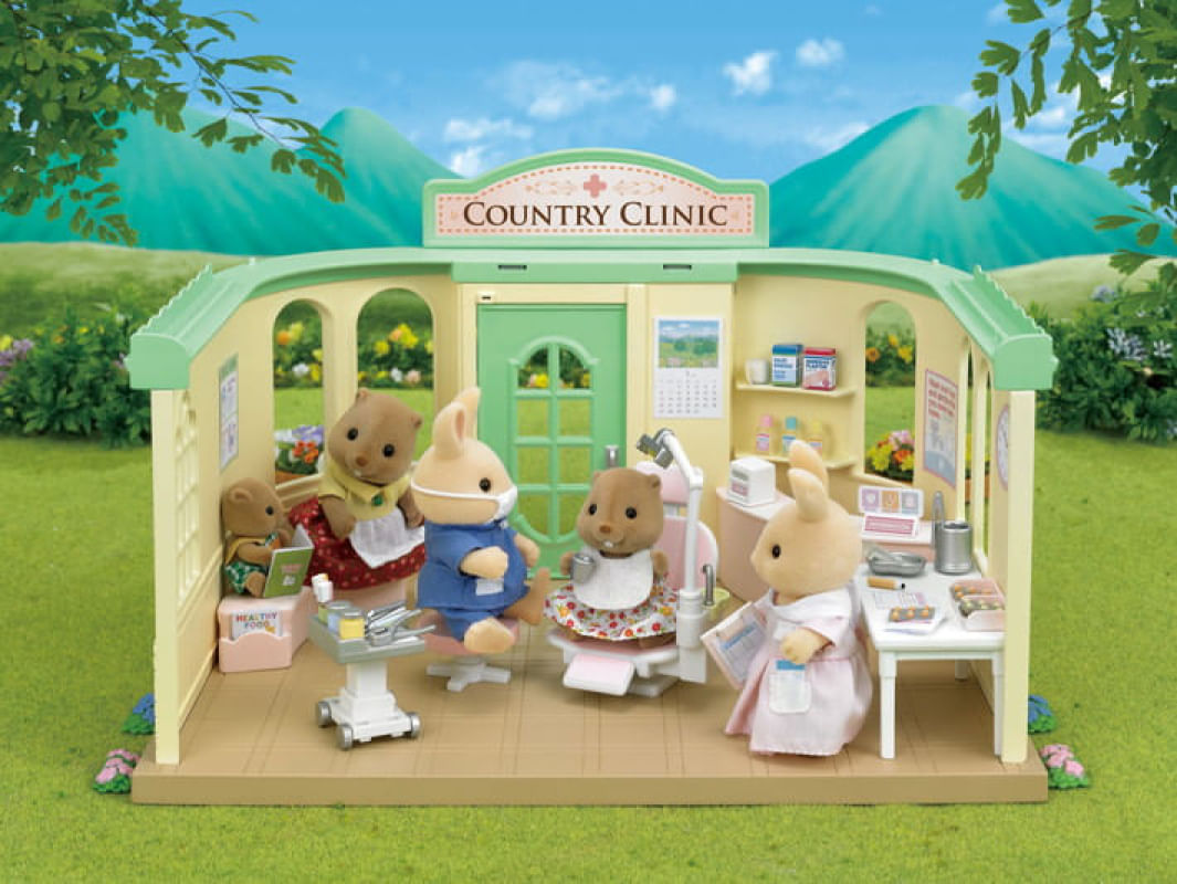 Encontraproduto.com.br - Sylvanian Families - Dentista do Campo - Epoch Magia